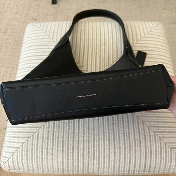 Coach Dark Leather Hobo Bag - Picture 5 of 6